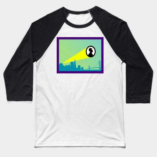 Silhouettes' night Baseball T-Shirt